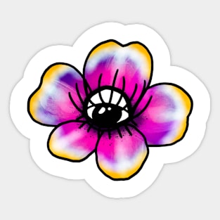 Trippy Flower Sticker